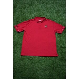 Campus Heritage Polo Shirt Mens XL Red‎ Logo NCAA Maryland Terrapins Basketball